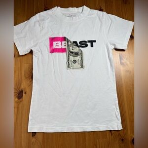 Mr Beast Merch 100 Dollar Bill T-Shirt Size XXS (Y12)